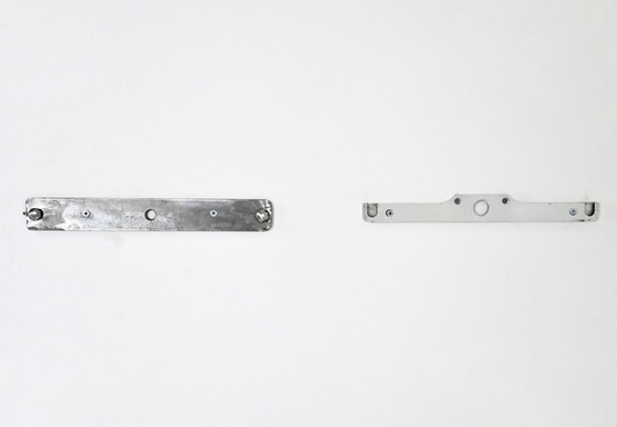 Image 1 of Applique Foglio in metallo cromato di Tobia & Afra Scarpa per Flos, anni '60, set di 2