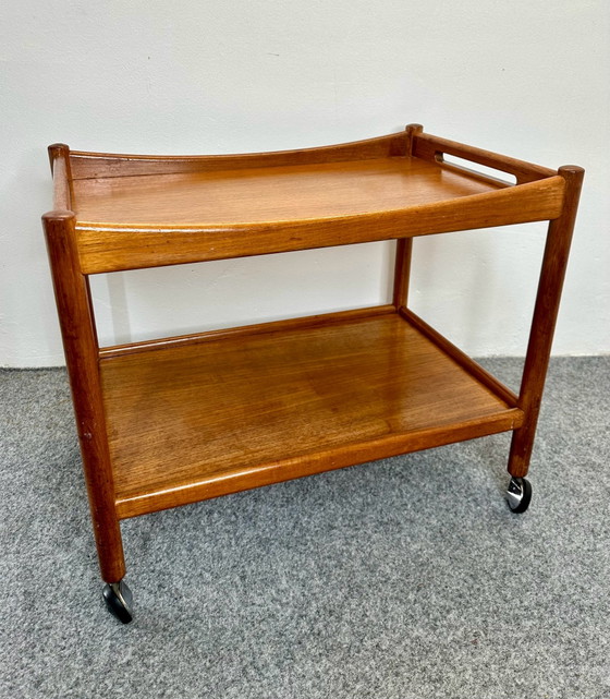 Danish Design Teak Bar Cart AT 45 Hans J. Wegner PP-Møbler, Hans Wegner, Wood, Brown (photo 4 of 15)