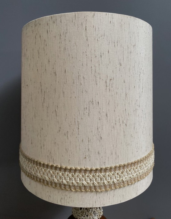 Image 1 of Keramische tafellamp van Hustadt Leuchten jaren 70