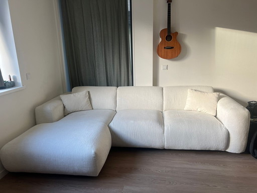 Sofá Esquinero Blanco Izquierdo - ¡9 meses!