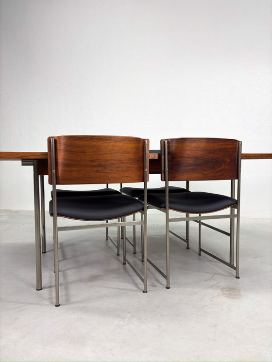 Image 1 of Vintage SM08 Dining Room Set by Cees Braakman for Pastoe
