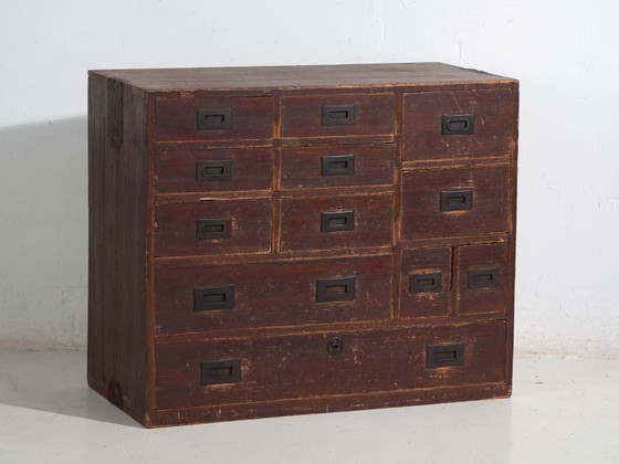 Antique Japanese chest of drawers - Meiji / Taishō period (c. ) #44 (photo 14 of 40)