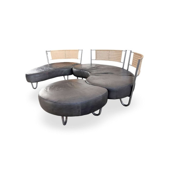 Kurt Beier Fantasy Island 3-piece Sectional Sofa Design, Modular sofas, Leather, Metal, Grey (photo 4 of 9)