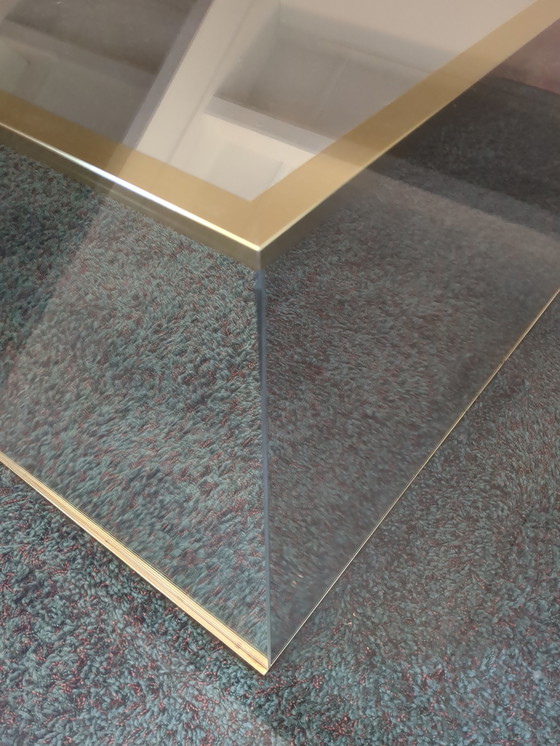 Image 1 of Tavolino vintage oro/specchio