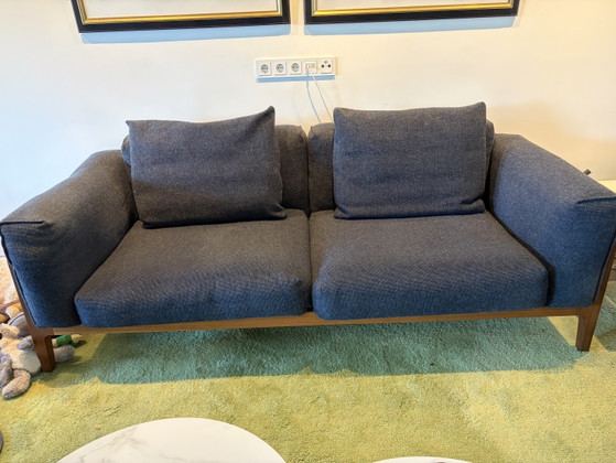 COR Bankstel, Hout, Textiel, Blauw, Modern (foto 5 van 5)