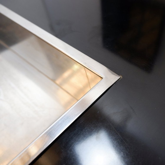 Image 1 of Italiaanse salontafel geïnspireerd op het "Alveo" model van W. Rizzo voor Sabot