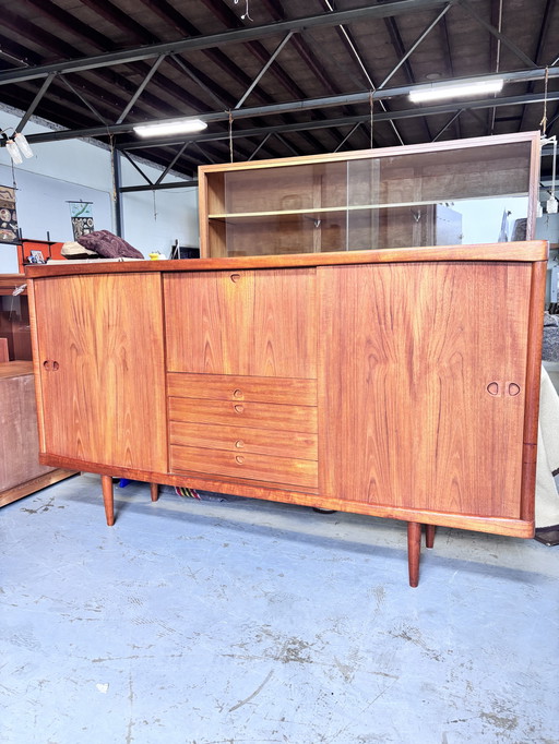 Vintage teak highboard deens design bramin