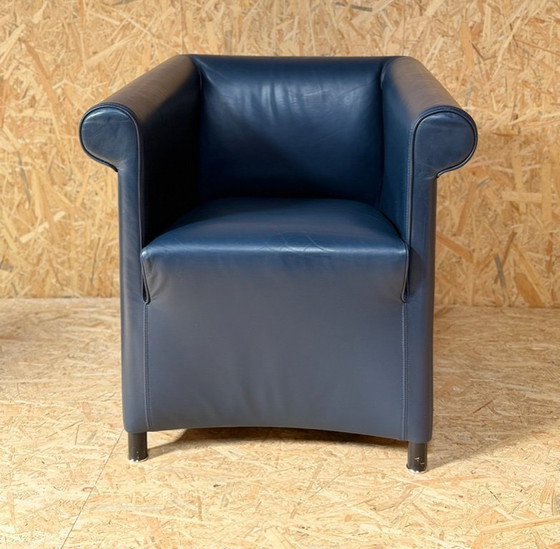 Image 1 of Poltrona Wittmann Petrol Leather Club Paolo Piva