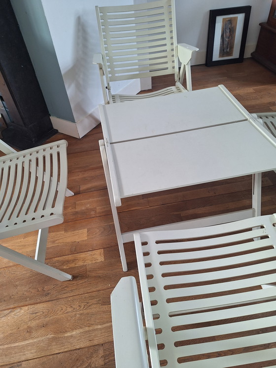 Image 1 of Set van 4x stoel 1x tafel Rex Stol