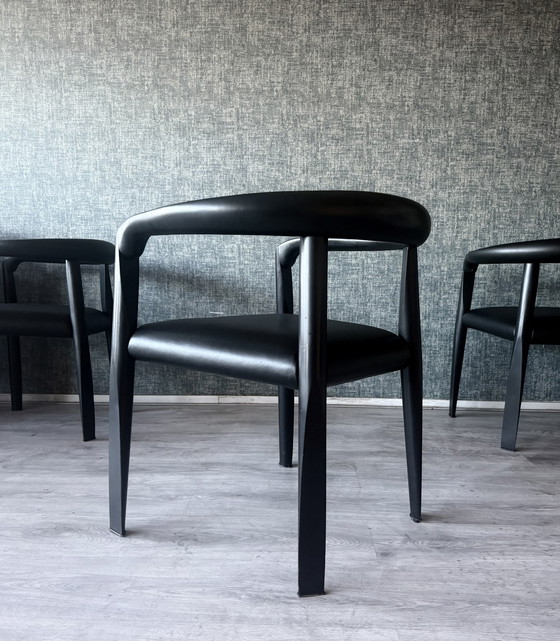 Image 1 of 6 poltrone “Miss” design di Afra & Tobia Scarpa,1986 circa per Molteni