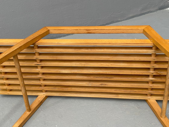 Image 1 of Blumenständer aus Buche von ULUV, Tschechoslowakei, 1970er Jahre