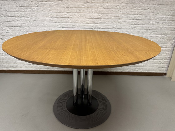 Image 1 of Leolux Trias Tafel 120 cm Kersenhout