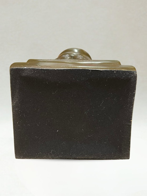 Image 1 of Art Deco Bronze Owl – Signed C. Potter – Guaranteed Paris Bronze – Book Base