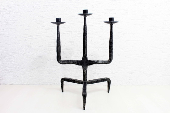 Image 1 of Brutalist candlestick, France 1960