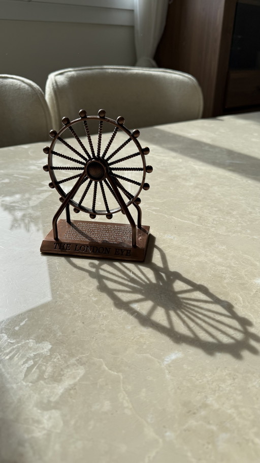 Ruota decorativa in rame d'epoca (oggetto decorativo)