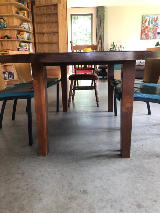 Image 1 of Solid wooden oval table, made in the Netherlands, pick up: Assen