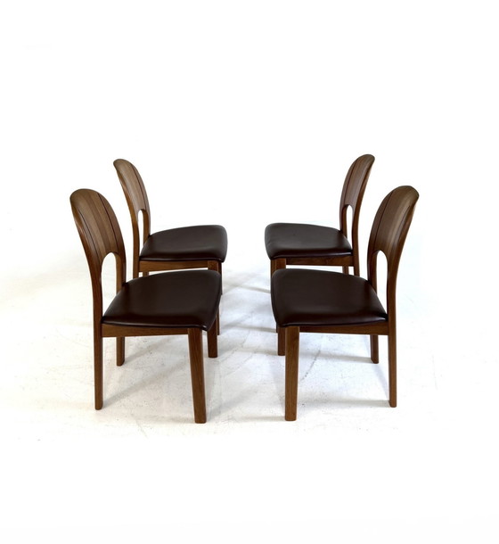 Image 1 of 4x vintage Danish dining chair, Holstebro Møbelfabrik '70