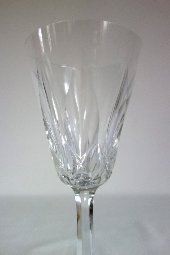 Image 1 of 10 Baccarat Tourville pattern glasses