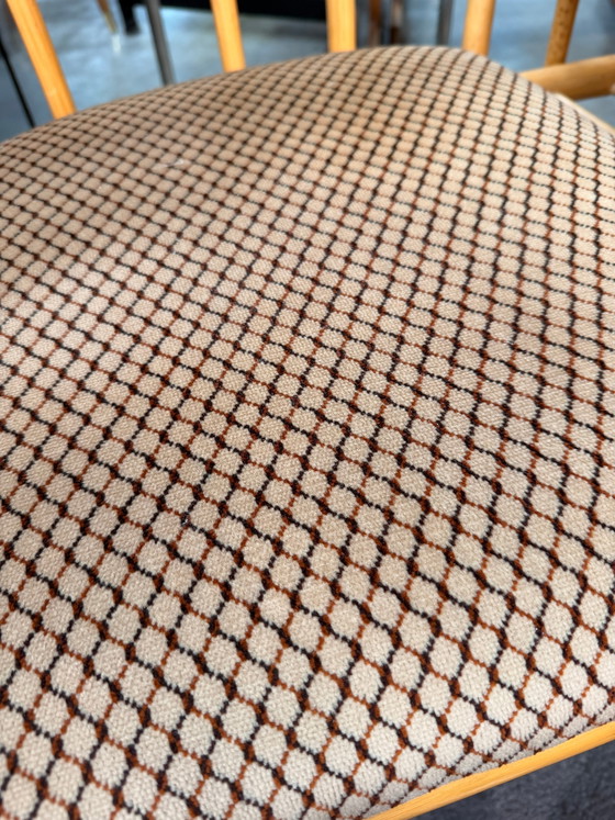 Vintage Rieten Telefoonbankje met Bijzettafel, jaren 70 – Wood (photo 3 of 3)