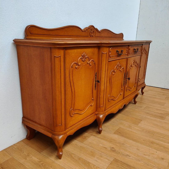 Image 1 of Vintage country Louis wall cupboard buffet cupboard dresser chest of drawers