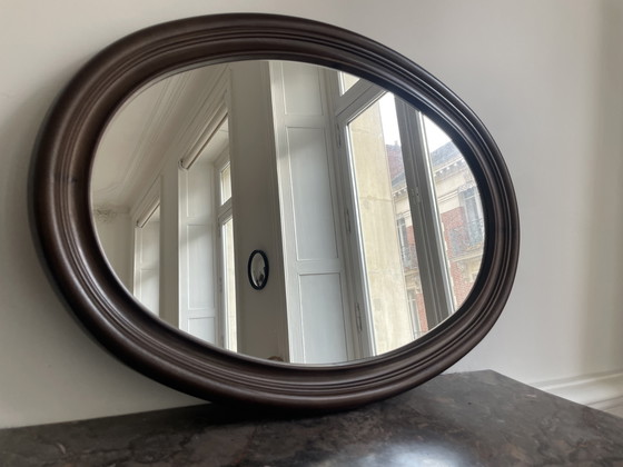 Image 1 of Miroir Ovale Vintage Made in France