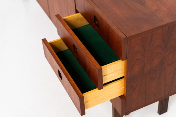 Image 1 of “Propos Series” Sideboard in Teak & Wengé by Hulmefa (The Netherlands, 1950s)