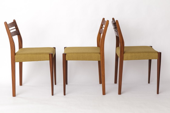 Image 1 of Set of 4 Vintage Teak Dining Chairs by Habeo, Germany – 1960s Mid-Century Modern