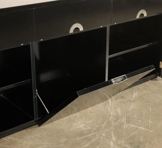 Willy Rizzo Alveo Sideboard Exceptional Condition – High Boards, lamine (photo 2 of 5)