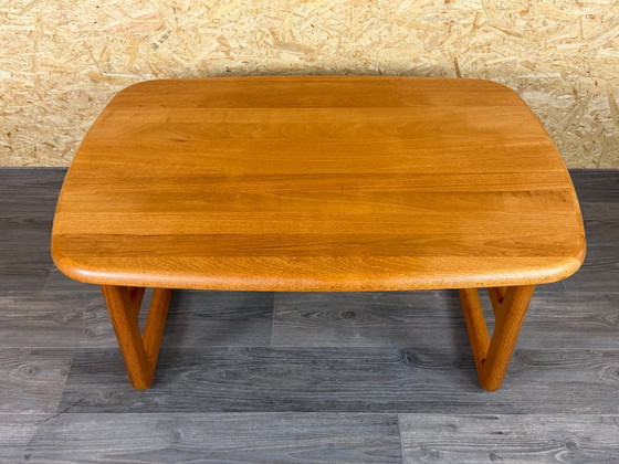 60s 70s Teak Coffee Table Side Table by Silkeborg, CFC Silkeborg, Wood, Multi Color (photo 6 of 14)