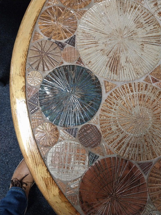 Image 1 of 1x Table basse danoise 1963 par Tue Poulsen pour Haslev Danemark