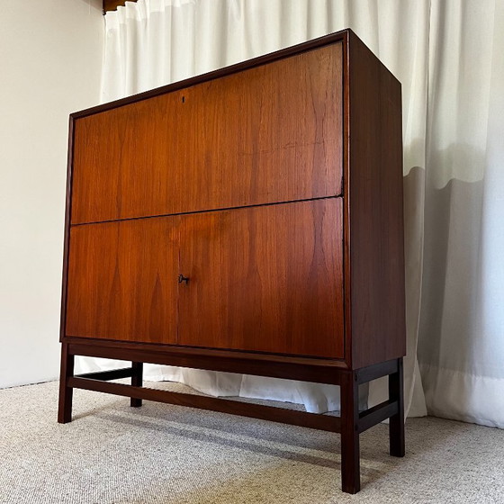 Raro Scrittoio Scandinavo Anni '60, Stile Marian Grabinski per IKEA – Credenze alte, Wood (photo 9 of 24)