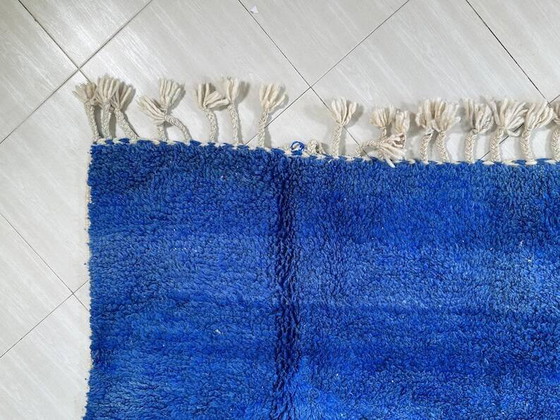 Tappeto marocchino in lana blu 200cm x 300cm – Tappeti, Wool, Modern (photo 3 of 6)