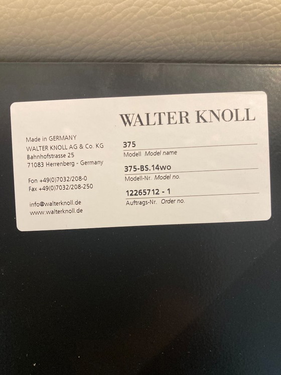 Image 1 of 2 sgabelli da bar WALTER KNOLL modello 375