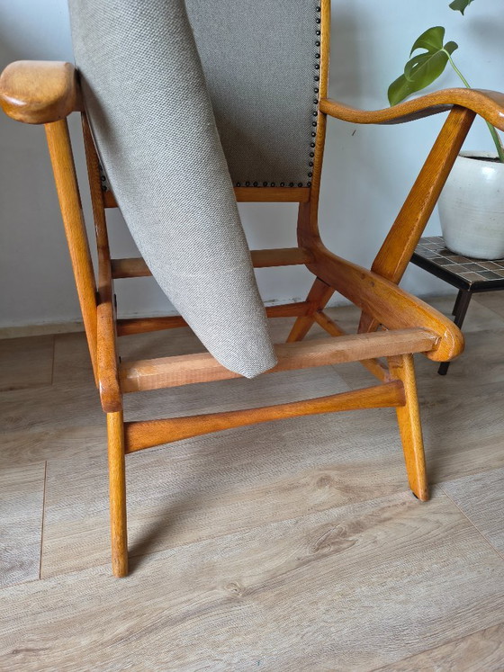 Poltrona Scandinava – Legno di Quercia – Anni '50/'60 – Poltrone (photo 7 of 10)