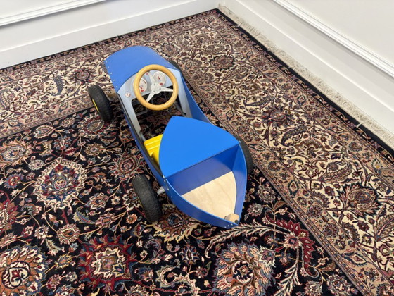 Postmodern Pedal Car by Christophe Gilet for Vilac – Decorative Objects, Metal, Plastic (photo 6 of 10)