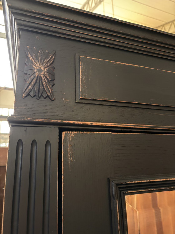 Image 1 of Brocante-Schrank mit einer Tür / Spiegelschrank / Buffetschrank