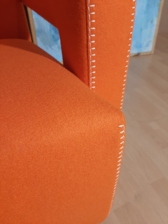 Image 1 of Cassina Utrecht 637 Nuovo mai usato in panno di lana Ruggine arancione (Serie 13L) Punto cavallo