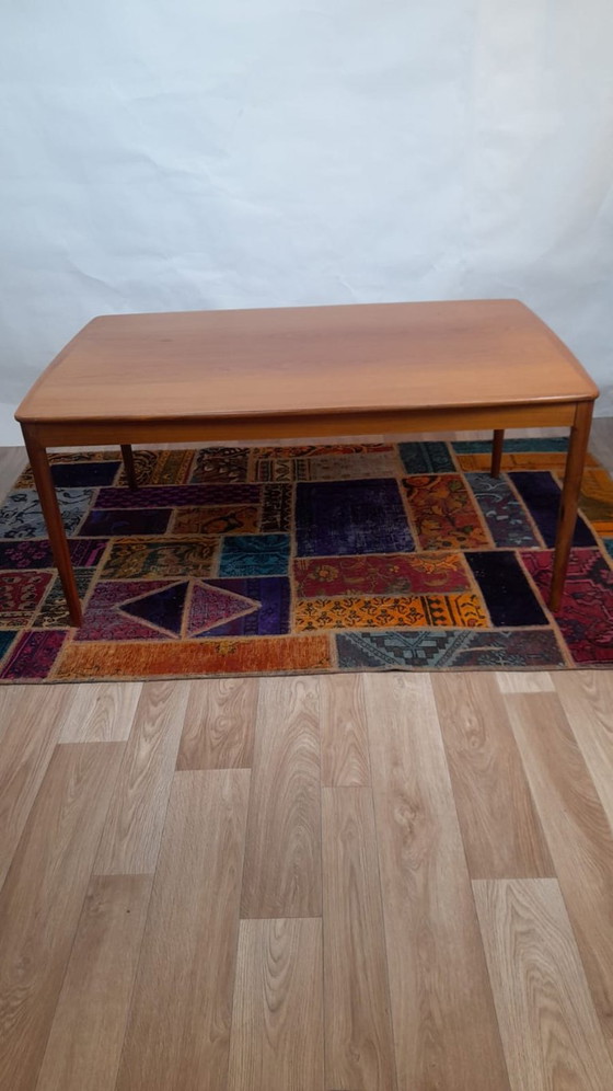 Vintage Scandinavian Teak Coffee Table String-Seffle, Sweden – Metal, Wood (photo 6 of 8)