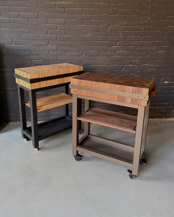 Image 1 of BINCKY VD15 – TROLLEY BUTCHER BLOCK 70X35CM