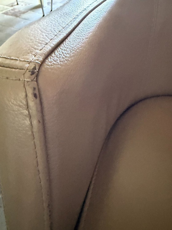 Image 1 of 6 Karat stoelen te koop met leren bekleding