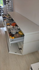 Stunning White Interlübke Dresser / Sideboard