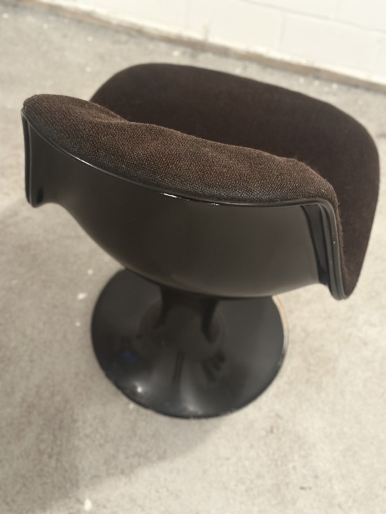 Herman Miller Orbit-stoelen – Farner & Grunder – Vintage Space Age – Set van 4 – Eetkamerstoelen, Plastic (photo 6 of 14)