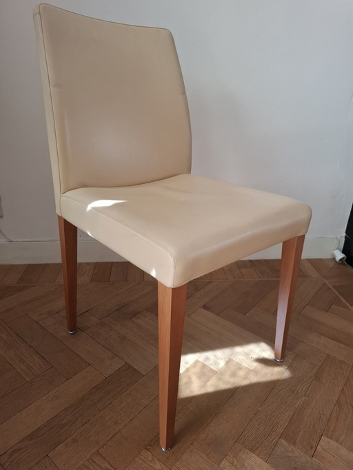 8x Poltrona Frau Dining Chairs