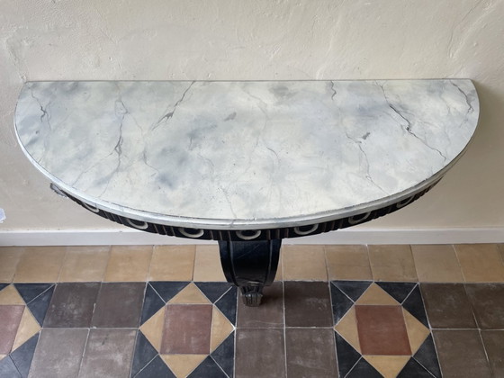 Image 1 of Side Table Console Table Wall Table imposing 19th century French