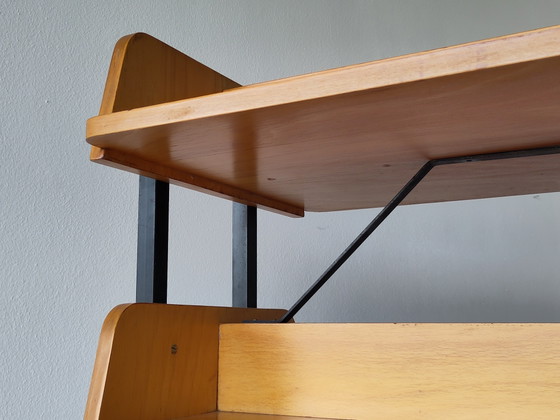 Image 1 of 1950s library cabinet room divider