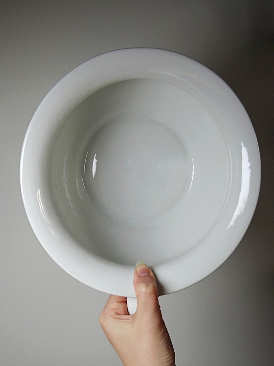 Image 1 of Vintage nachtpot van wit Limoges-porselein uit de 20e eeuw