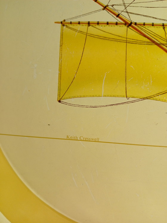 Image 1 of Vassoio di metallo con Santa María di Keith Cresswell