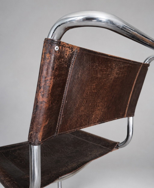 3x Vintage Mart Stam S33 Cantilever Chair by Thonet
