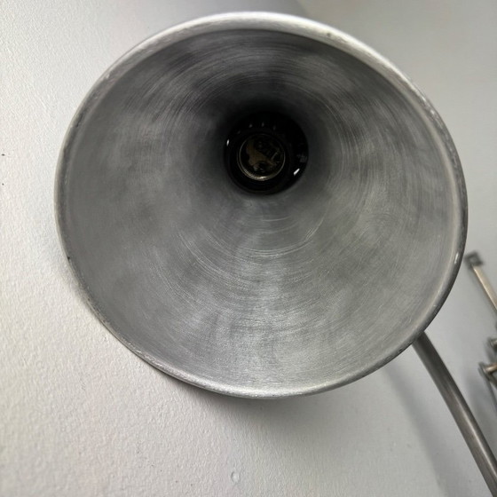 Image 1 of ALTE GROSSE LAMPE INDUSTRIELLE AKKORDEON-WANDLEUCHTE