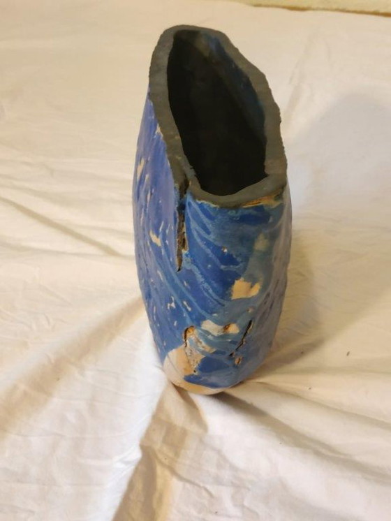 Image 1 of Oval Vase, Ceramic Pot, Ceramic, José Botterhuis, 27 X 8 X 19 Cm (2010)